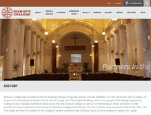 Tablet Screenshot of bishopscollege.ac.in